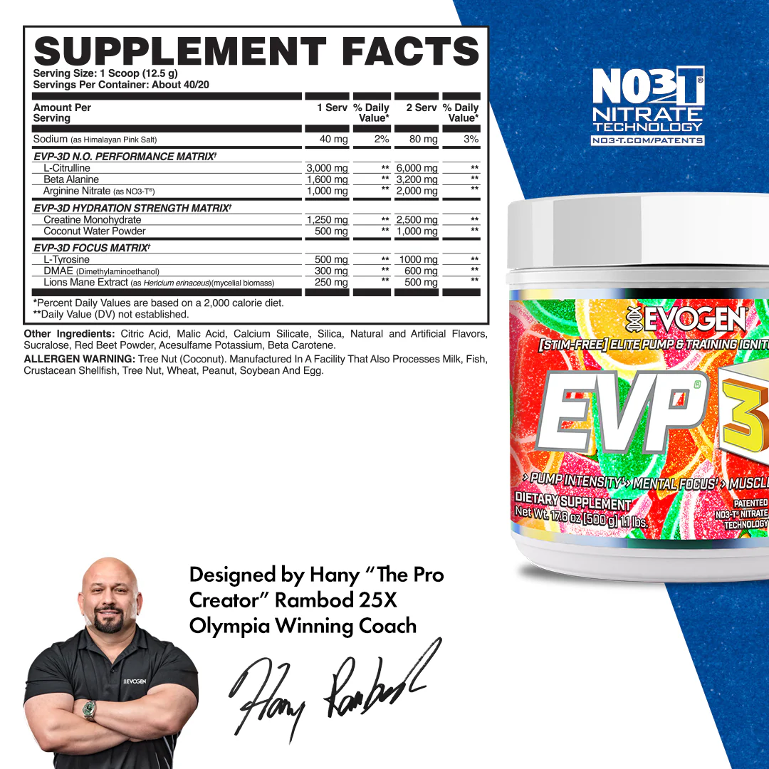 EVP-3D Non-Stim Pre-Workout - Image 15