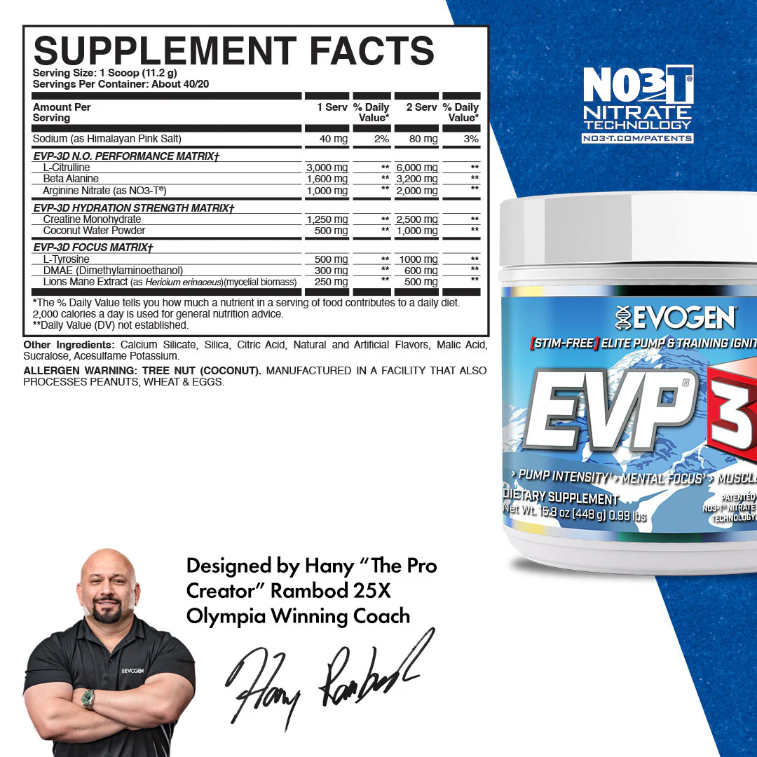EVP-3D Non-Stim Pre-Workout - Image 24