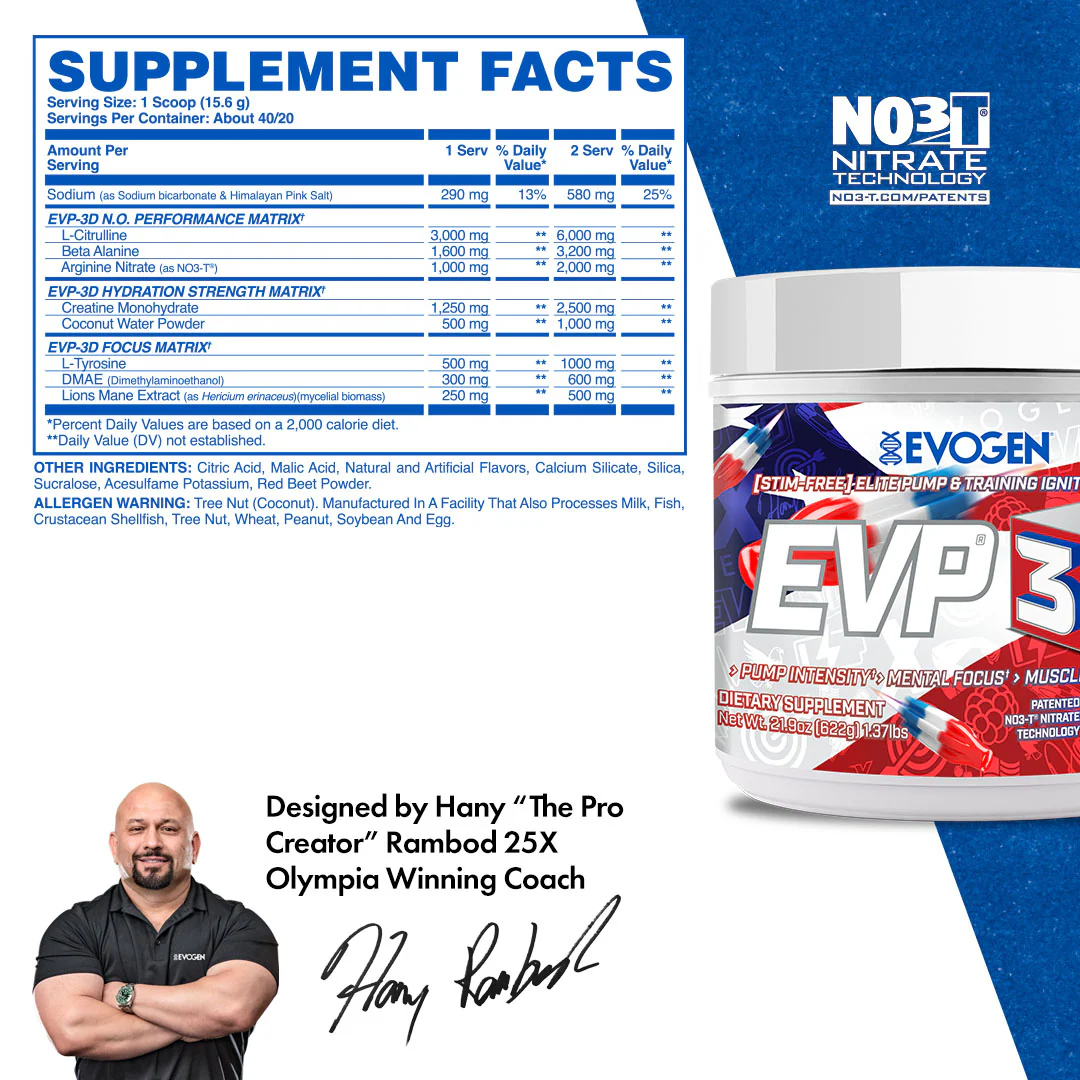 EVP-3D Non-Stim Pre-Workout - Image 33