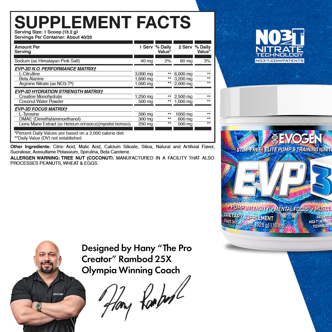 EVP-3D Non-Stim Pre-Workout - Image 42
