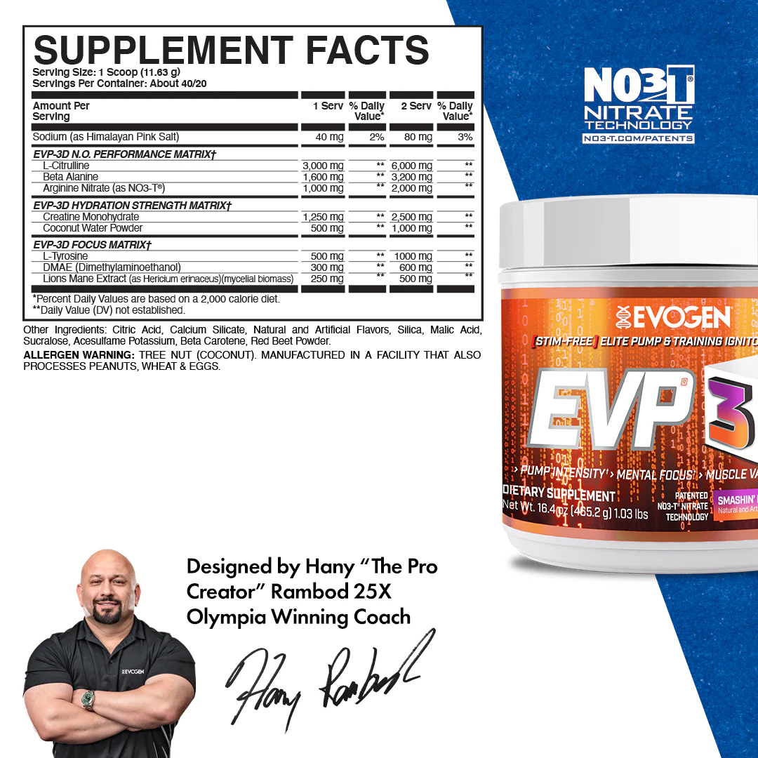 EVP-3D Non-Stim Pre-Workout - Image 45