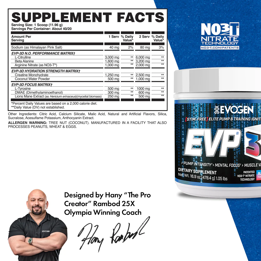 EVP-3D Non-Stim Pre-Workout - Image 48