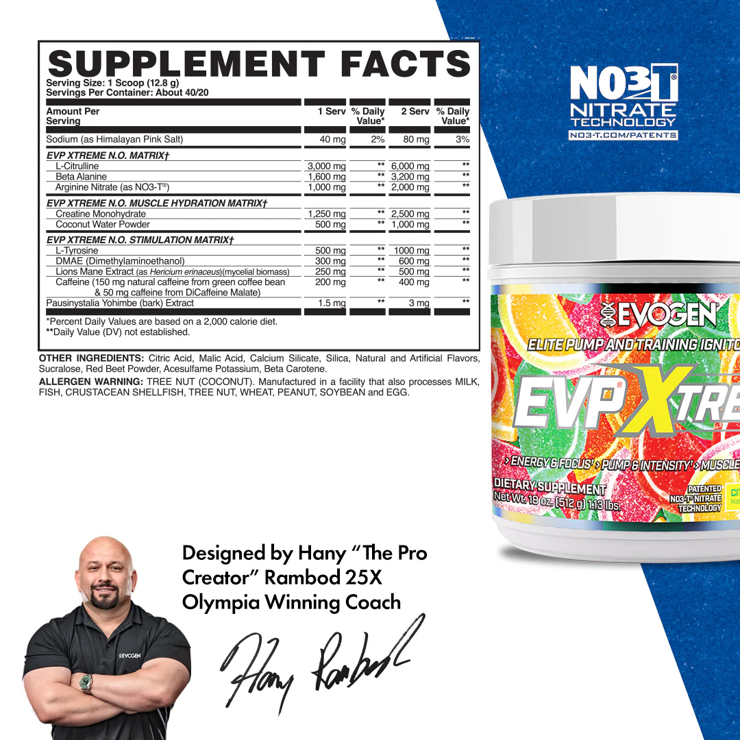 EVP Xtreme N.O. High-Stim Pre-Workout - Image 15