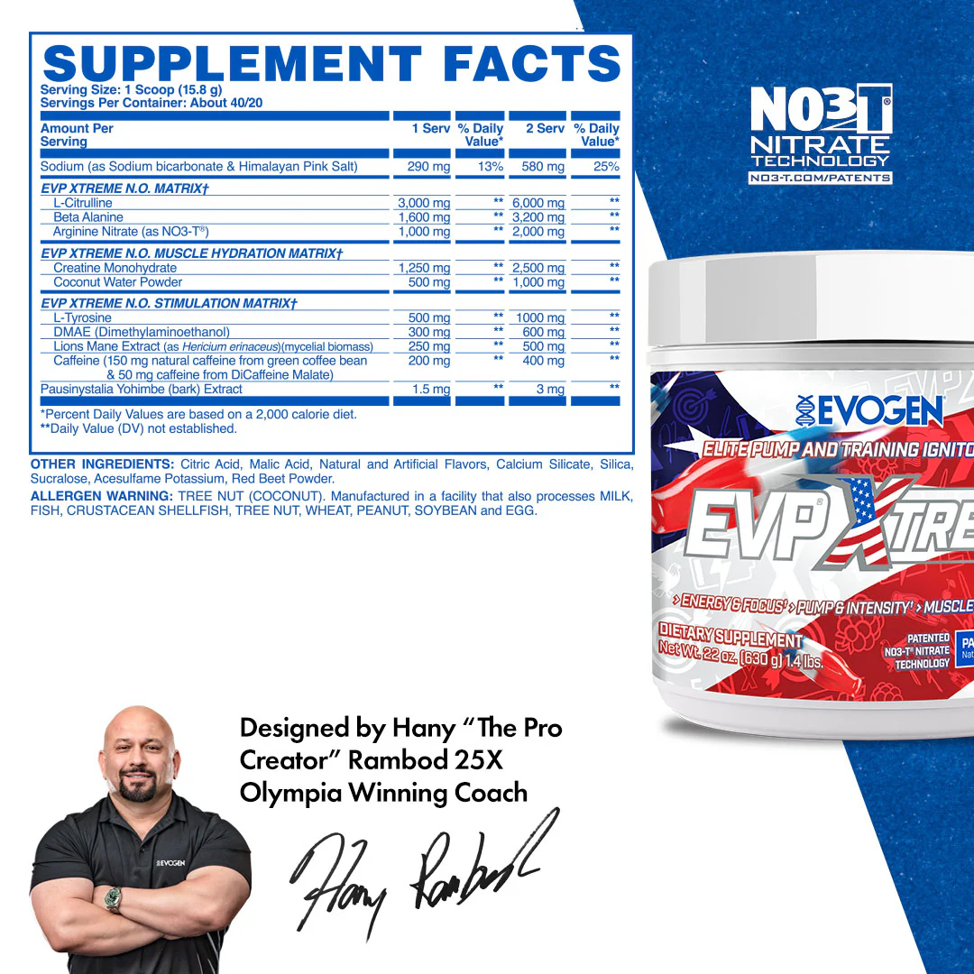 EVP Xtreme N.O. High-Stim Pre-Workout - Image 18