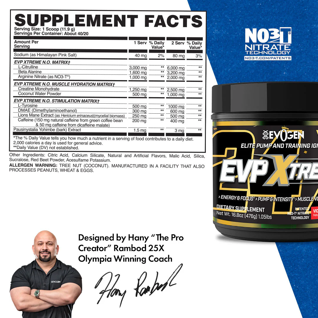 EVP Xtreme N.O. High-Stim Pre-Workout - Image 27