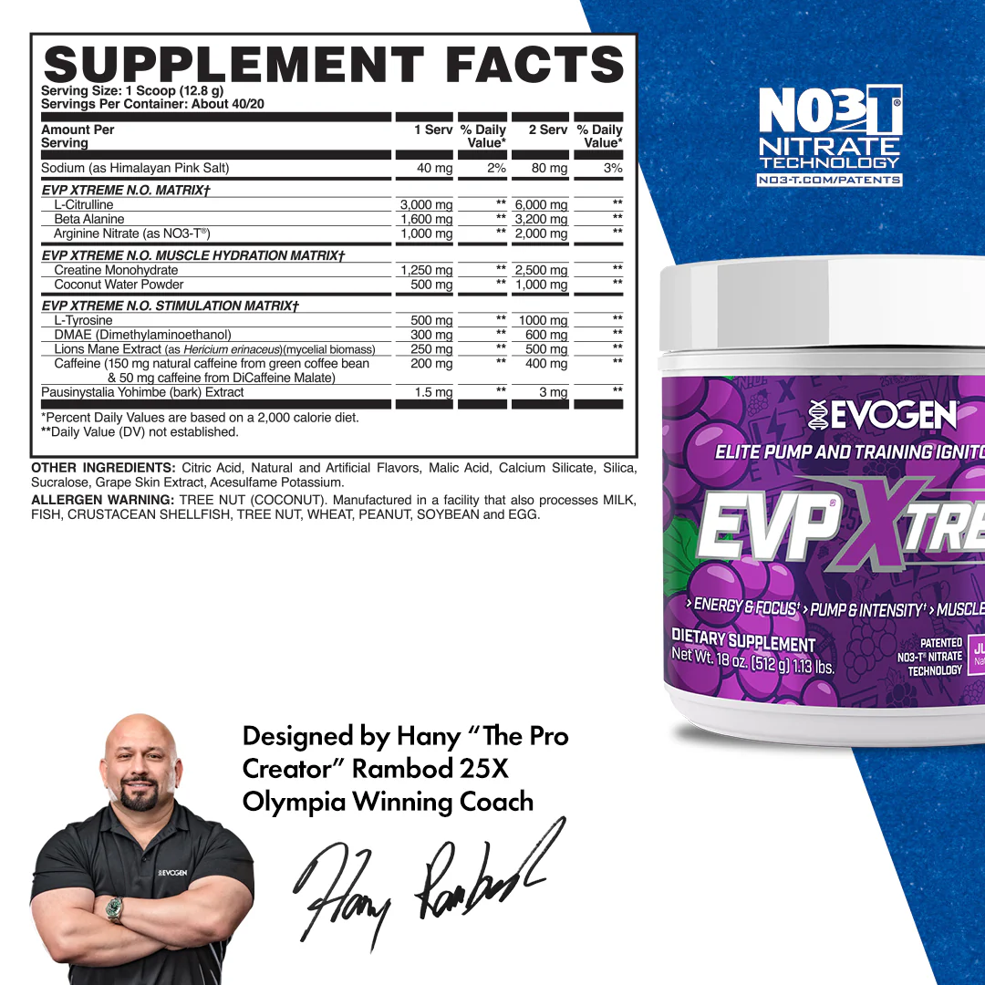 EVP Xtreme N.O. High-Stim Pre-Workout - Image 30
