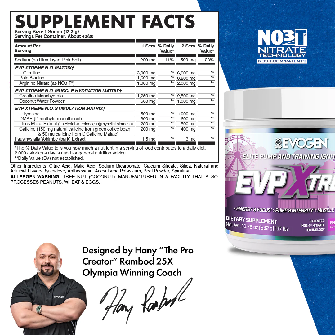 EVP Xtreme N.O. High-Stim Pre-Workout - Image 42