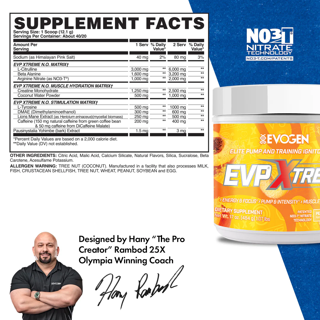 EVP Xtreme N.O. High-Stim Pre-Workout - Image 6
