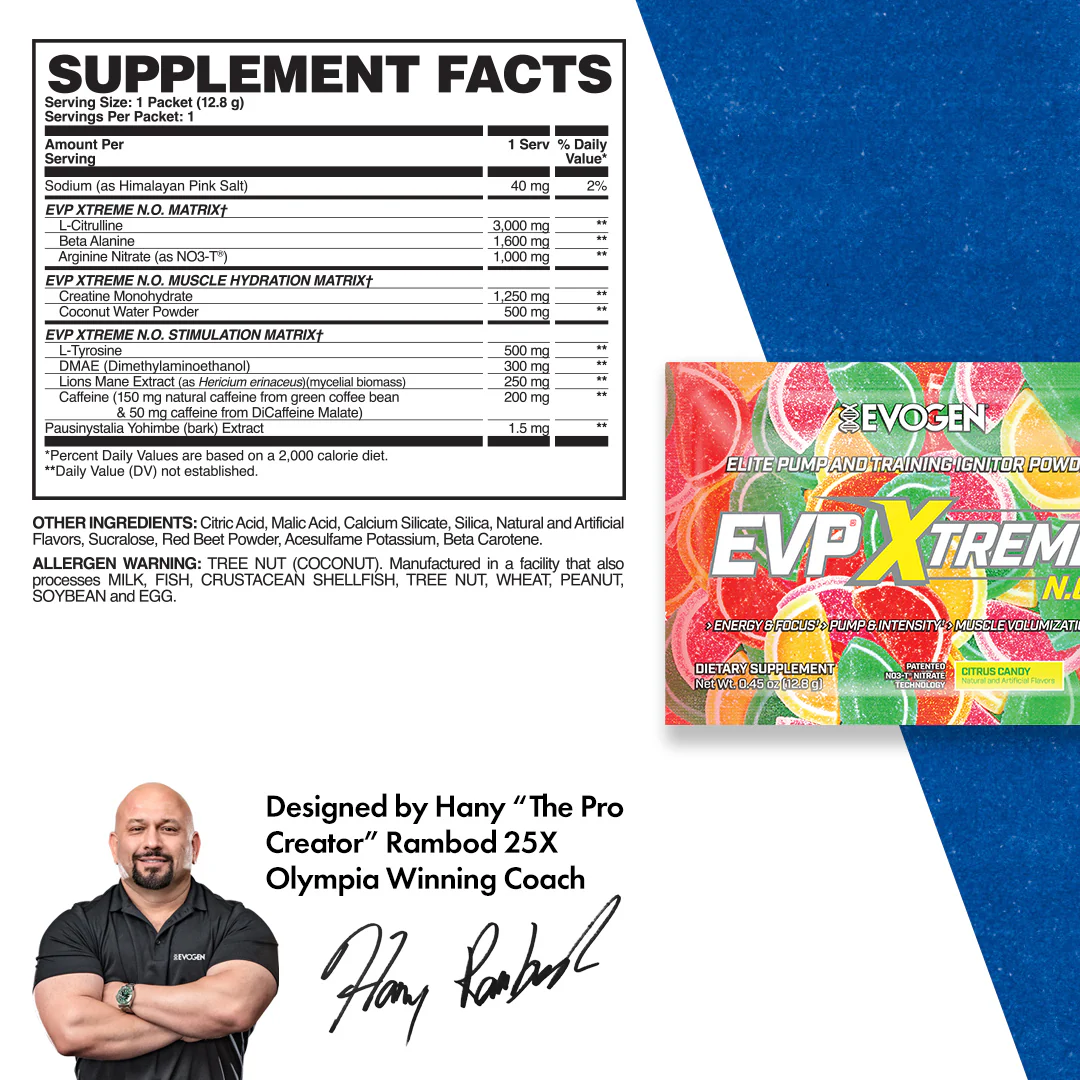 EVP Xtreme N.O. Pre-Workout Travel Packets - Image 10