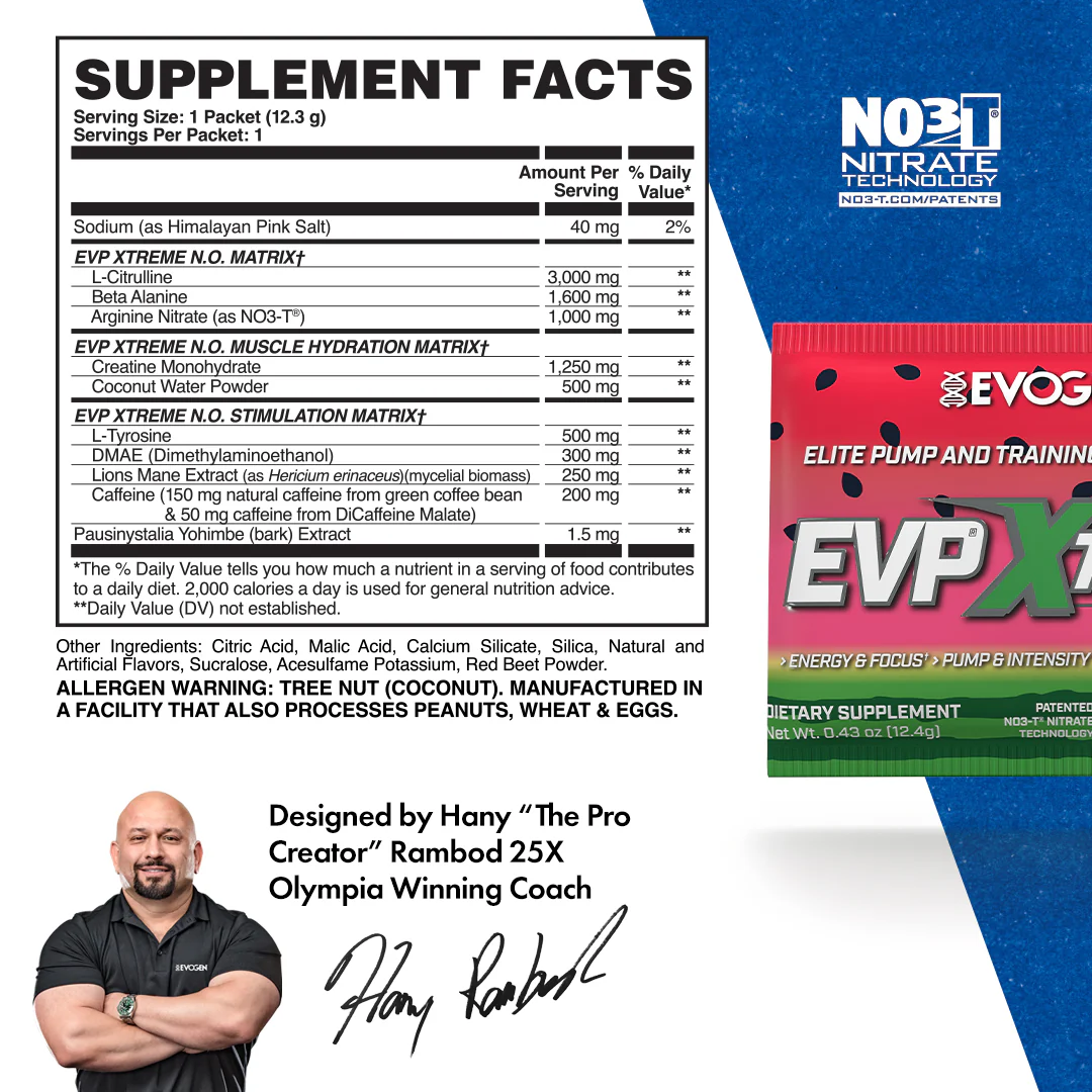 EVP Xtreme N.O. Pre-Workout Travel Packets - Image 4