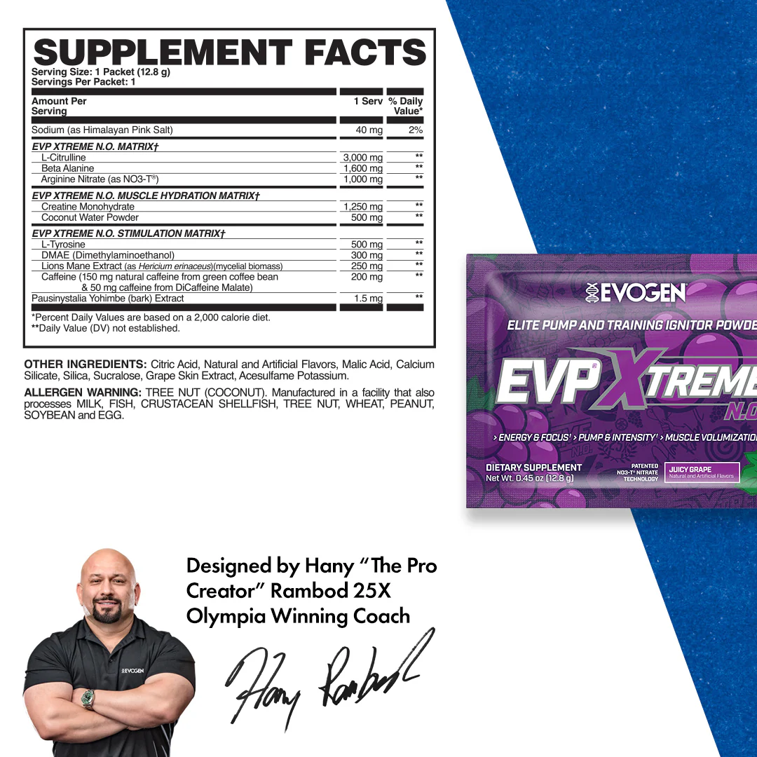 EVP Xtreme N.O. Pre-Workout Travel Packets - Image 8